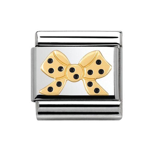 Nomination Pois Collection Dotty Bow Black -Nomination