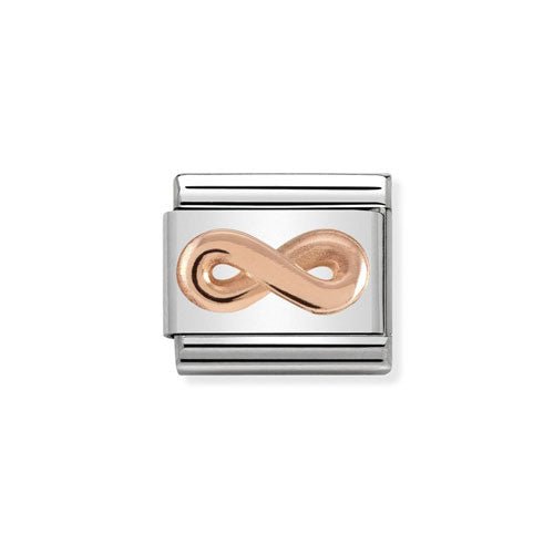 Nomination Relief Symbol Infinity S/Steel & 9K -Nomination