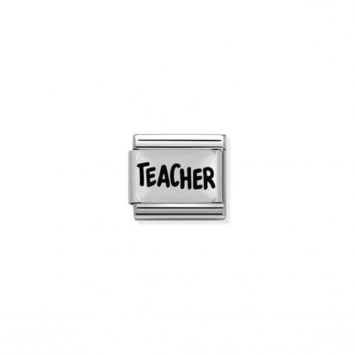 Nomination Silvershine Plate Teacher -Nomination