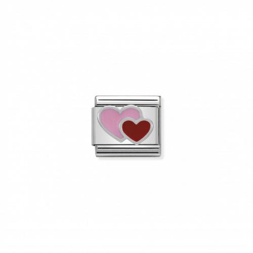 Nomination Symbol Dbl Heart -Nomination