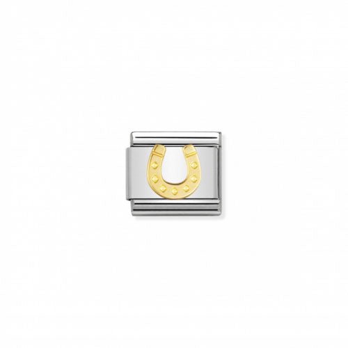 Nomination Symbol Good Luck Horseshoe Danish 18K -Nomination