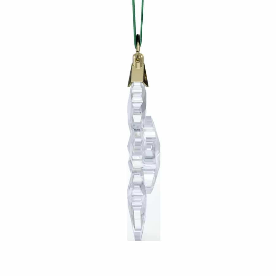 Swarovski Annual Edition Little Snowflake Ornament 2024 featuring sparkling crystal snowflake design on a clear hanging string