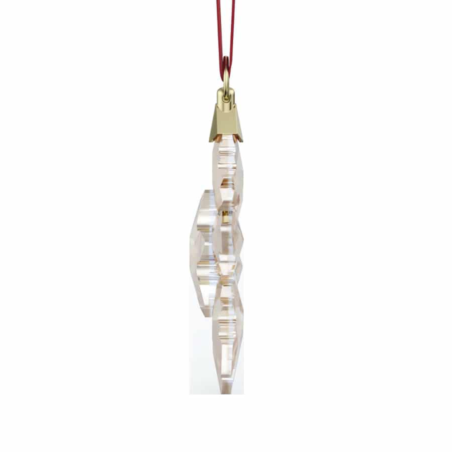 Swarovski Annual Edition Little Snowflake Ornament 2024 with sparkling crystal design on a delicate snowflake shape.