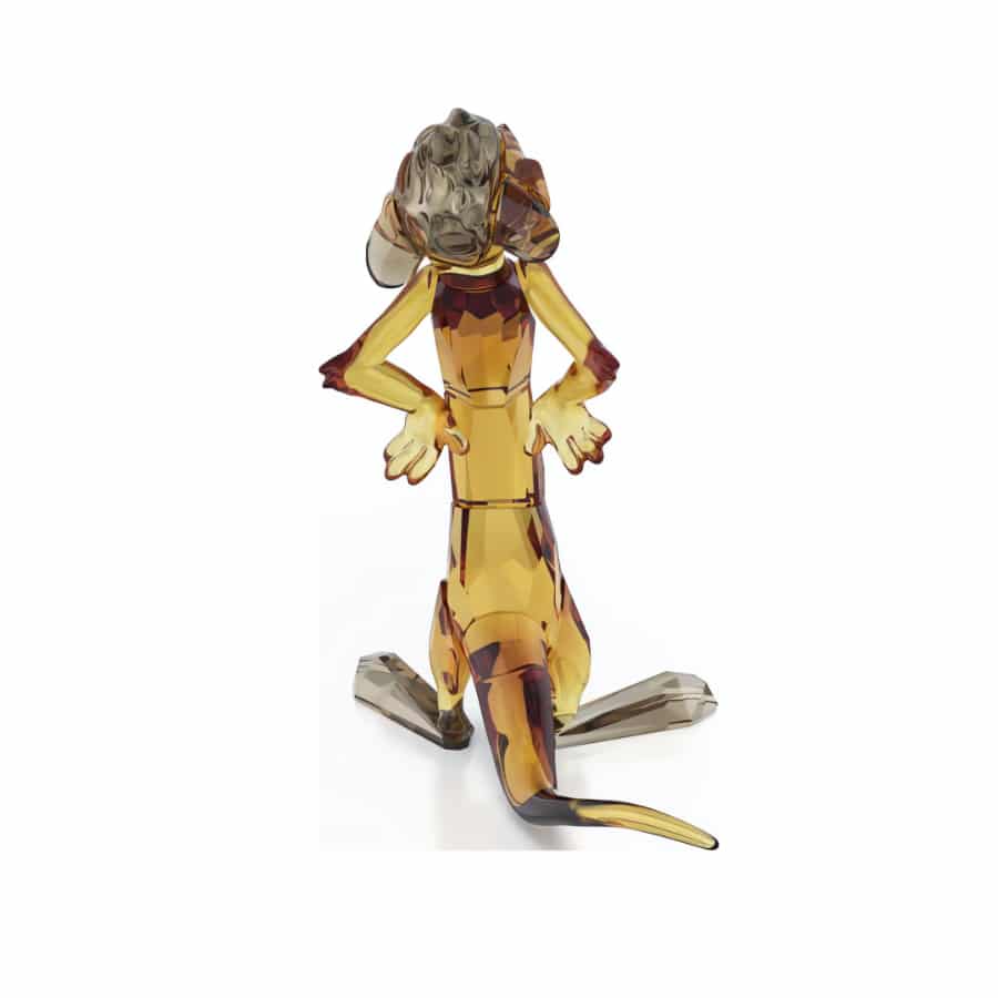 Swarovski The Lion King Timon figurine with detailed crystal craftsmanship, showcasing Timon from The Lion King in sparkling design.