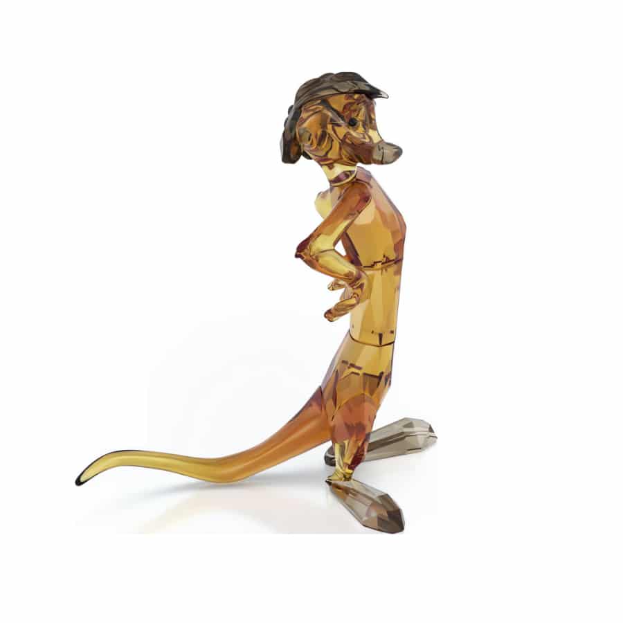 Swarovski The Lion King Timon crystal figurine showcasing Timon from The Lion King with detailed craftsmanship and sparkling crystal.