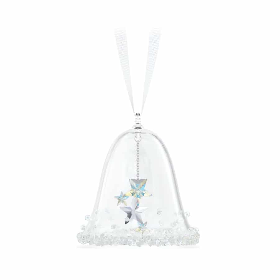 Swarovski Holiday Magic Classics Bell Ornament XS, sparkling crystal ornament with intricate details and festive design.