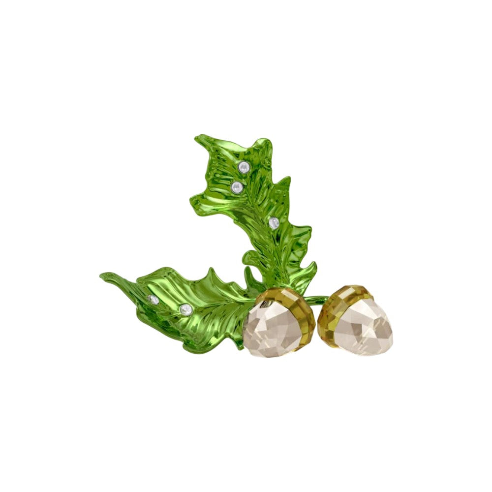 Swarovski Idyllia Acorns jewelry set featuring elegant acorn-shaped pendant and matching earrings with sparkling crystal details.