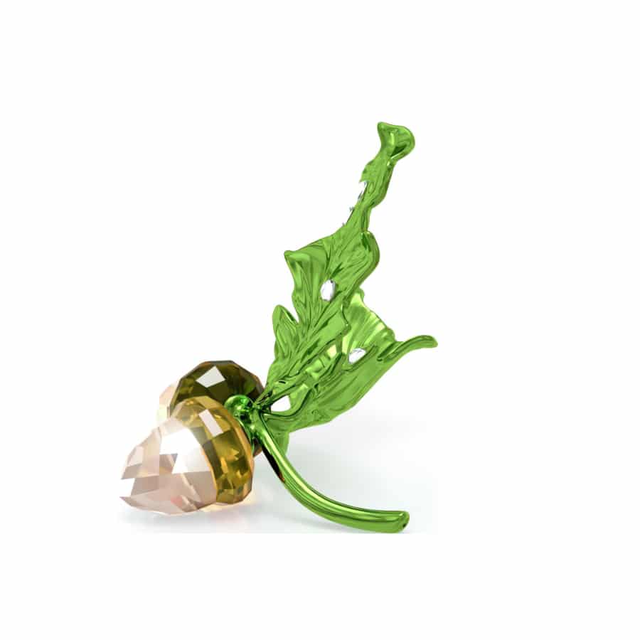Swarovski Idyllia Acorns jewelry piece featuring elegant acorn-shaped crystals with intricate detailing and sparkling finishes.