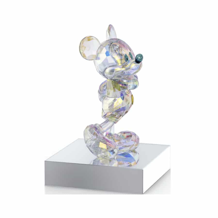 Swarovski Mickey & Friends Mickey figure with sparkling crystal details, showcasing a detailed Disney character sculpture.