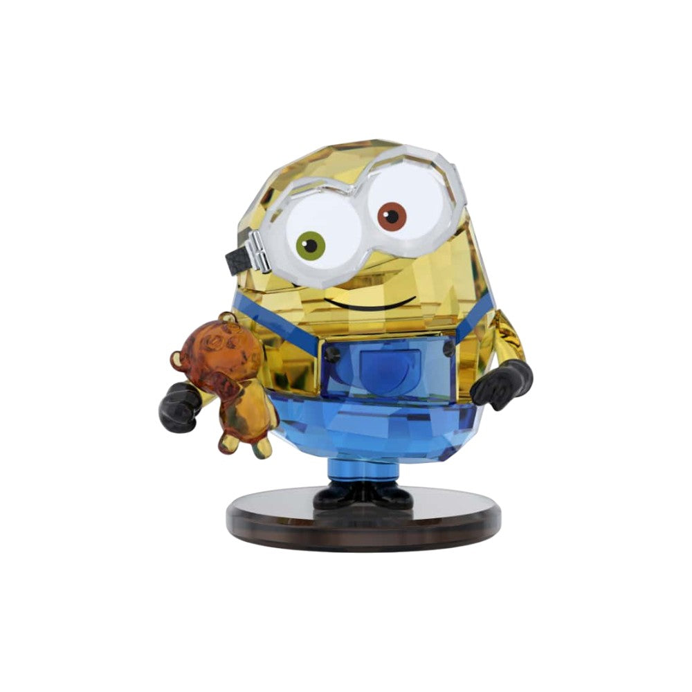 Swarovski Minions Bob crystal figurine with detailed yellow Minions character and Swarovski sparkle design.
