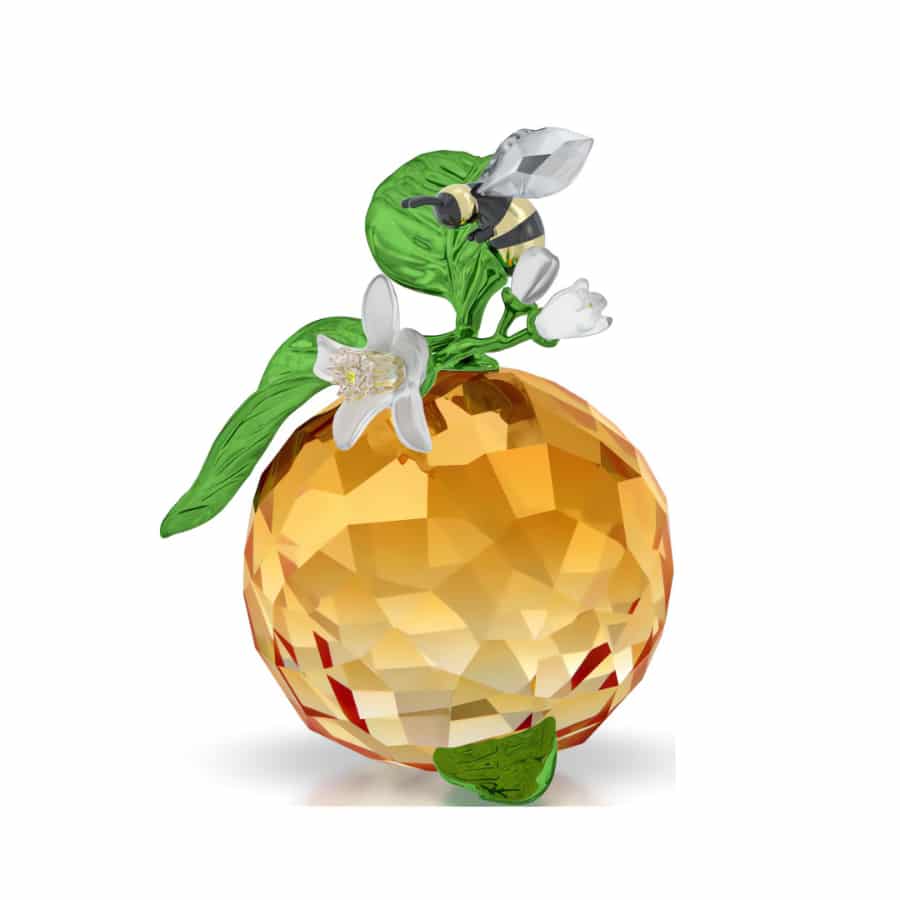 Swarovski Idyllia Clementine and Bee figurine featuring a detailed bee charm with sparkling crystal accents.