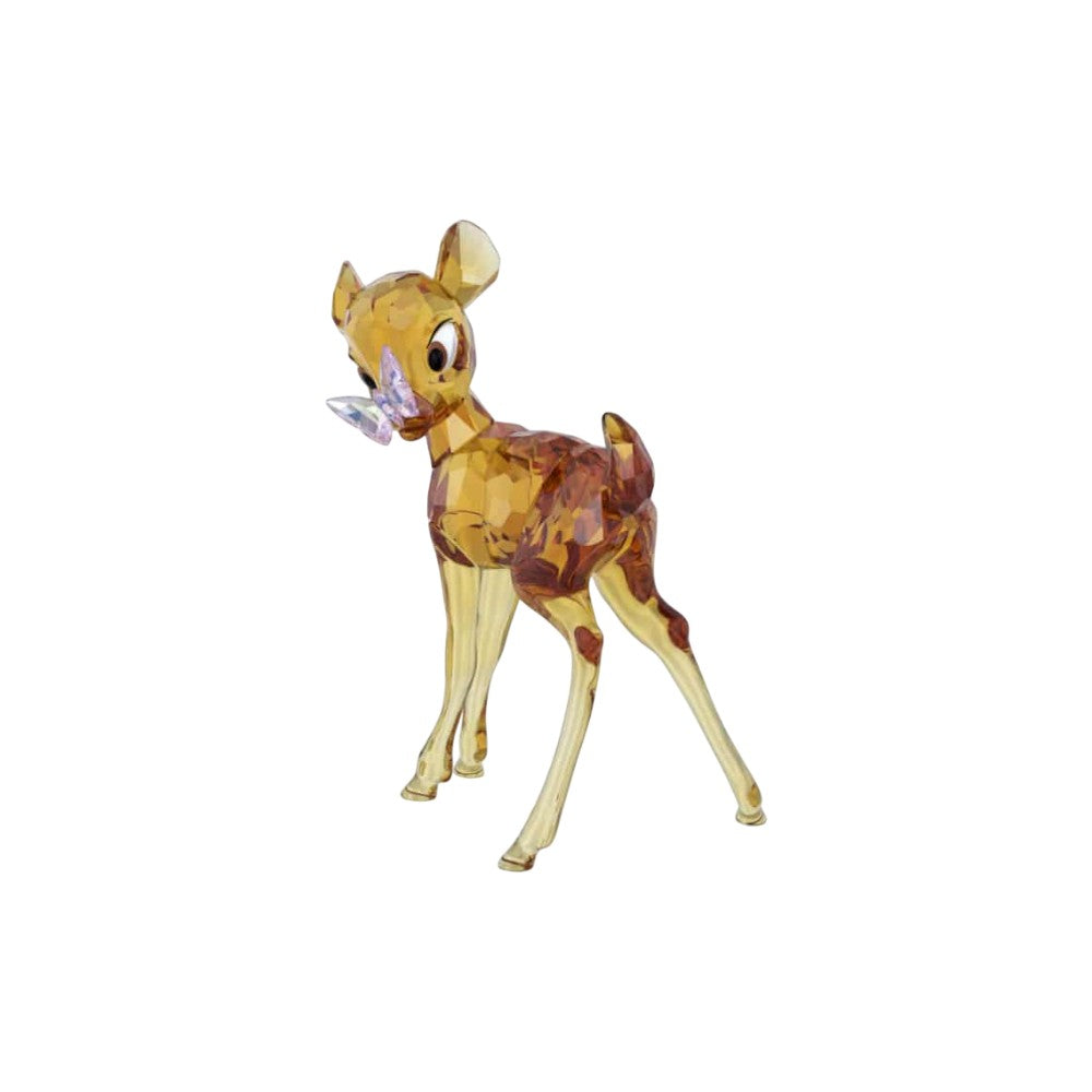 Swarovski Disney Classics Bambi crystal figurine showcasing Bambi the deer with detailed, sparkling glass craftsmanship.