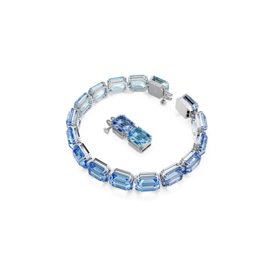 Swarovski Millenia bracelet featuring sparkling crystal accents and a delicate silver-tone chain.