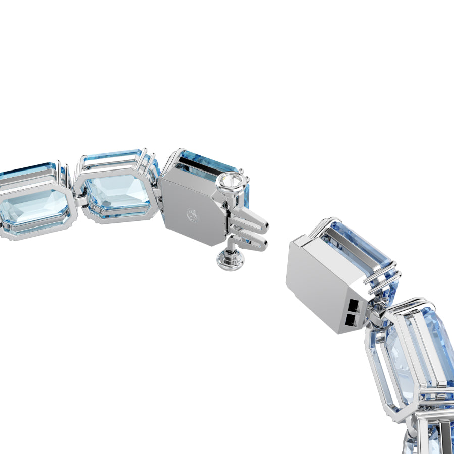 Swarovski Millenia bracelet with sparkling crystal accents and elegant silver-tone design, showcasing the luxurious jewelry piece.
