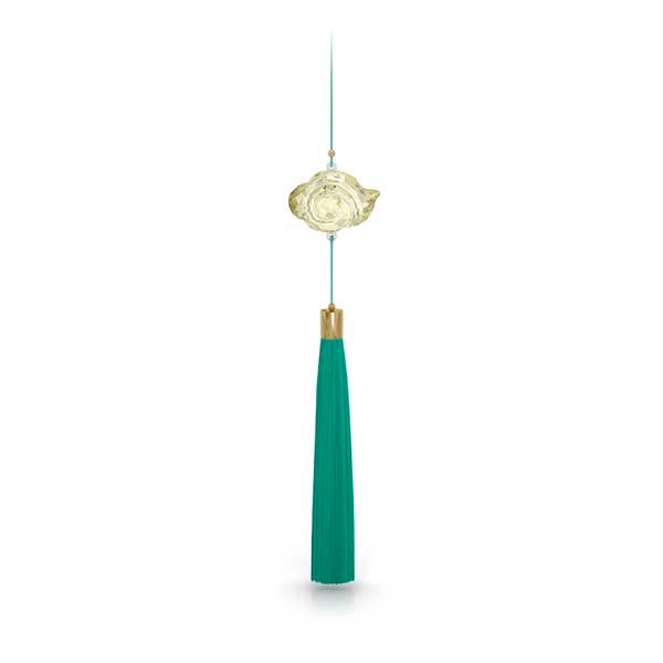 Ornament : Among Blue Mountains:ornament Cloud -Swarovski