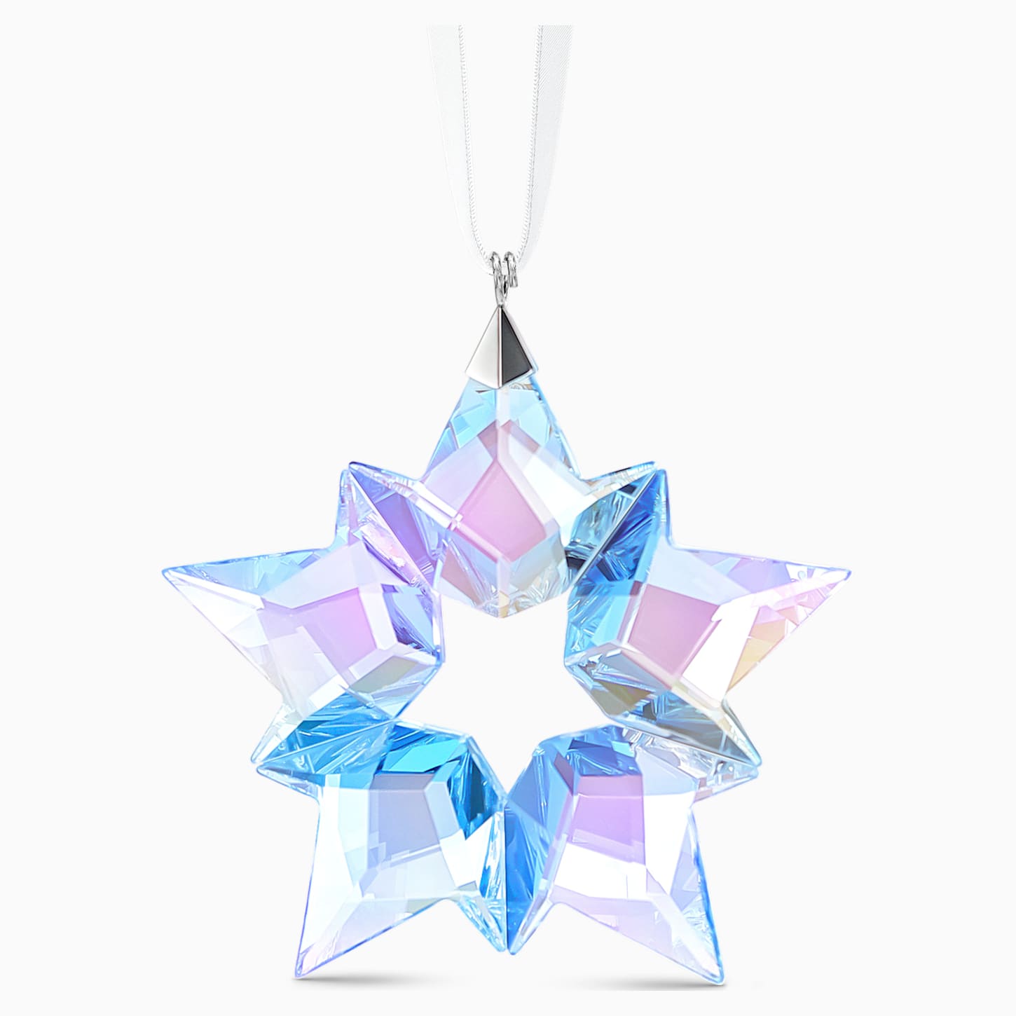 Ornament : Seasonal Symbols : Ice Star Ornament -Swarovski