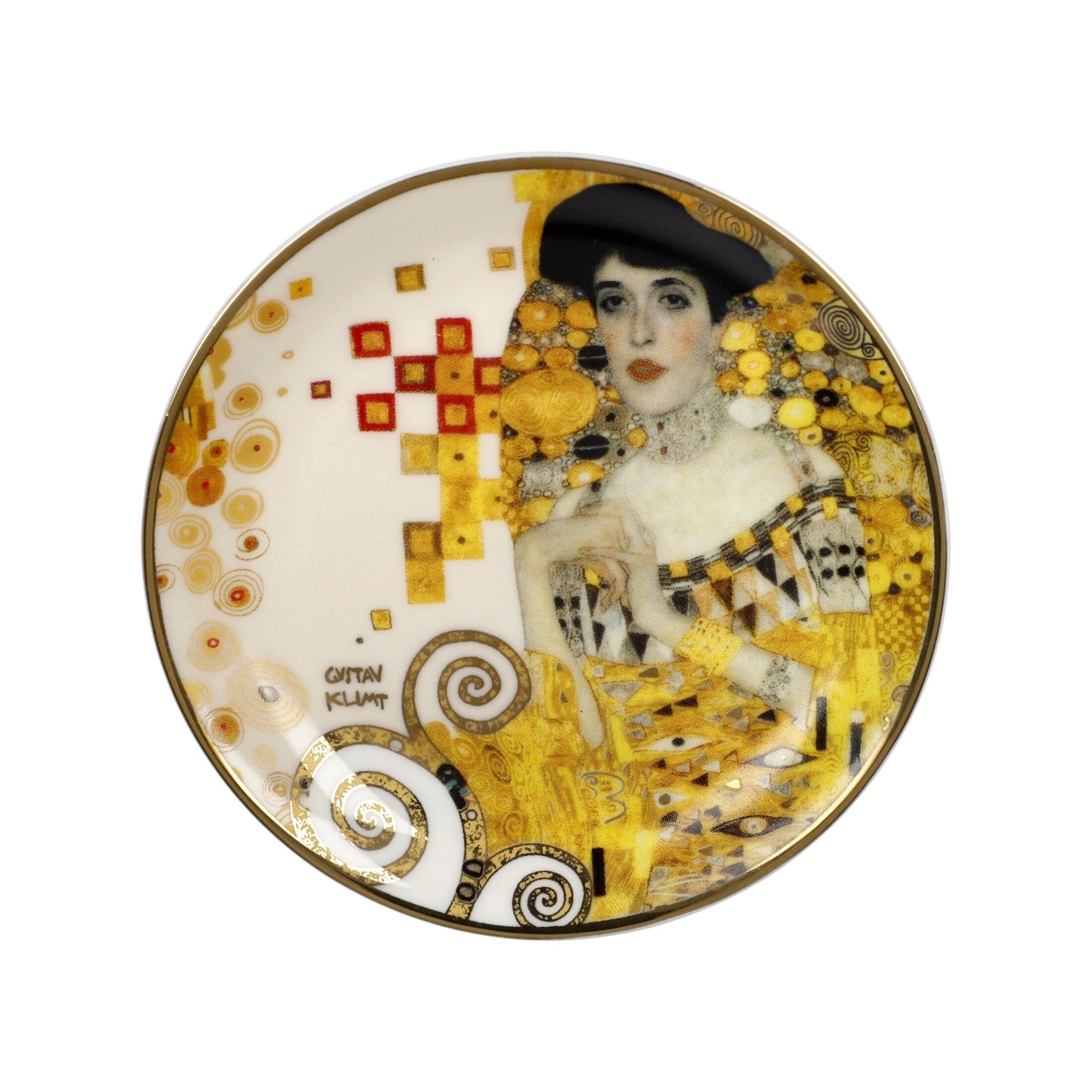 Plate Mini Klimt Adele Bloch-Bauer 10Cm -Goebel