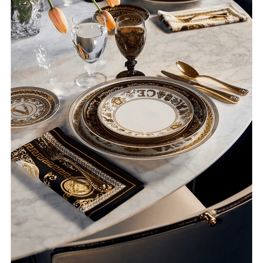 Plate Virtus Gala White 21Cm -Versace