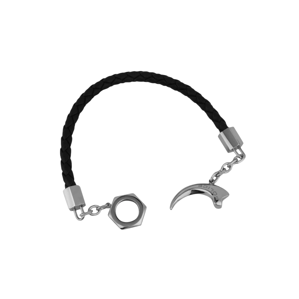 Police Bracelet Talon Braided Blk -Police