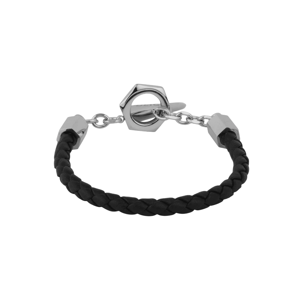 Police Bracelet Talon Braided Blk -Police