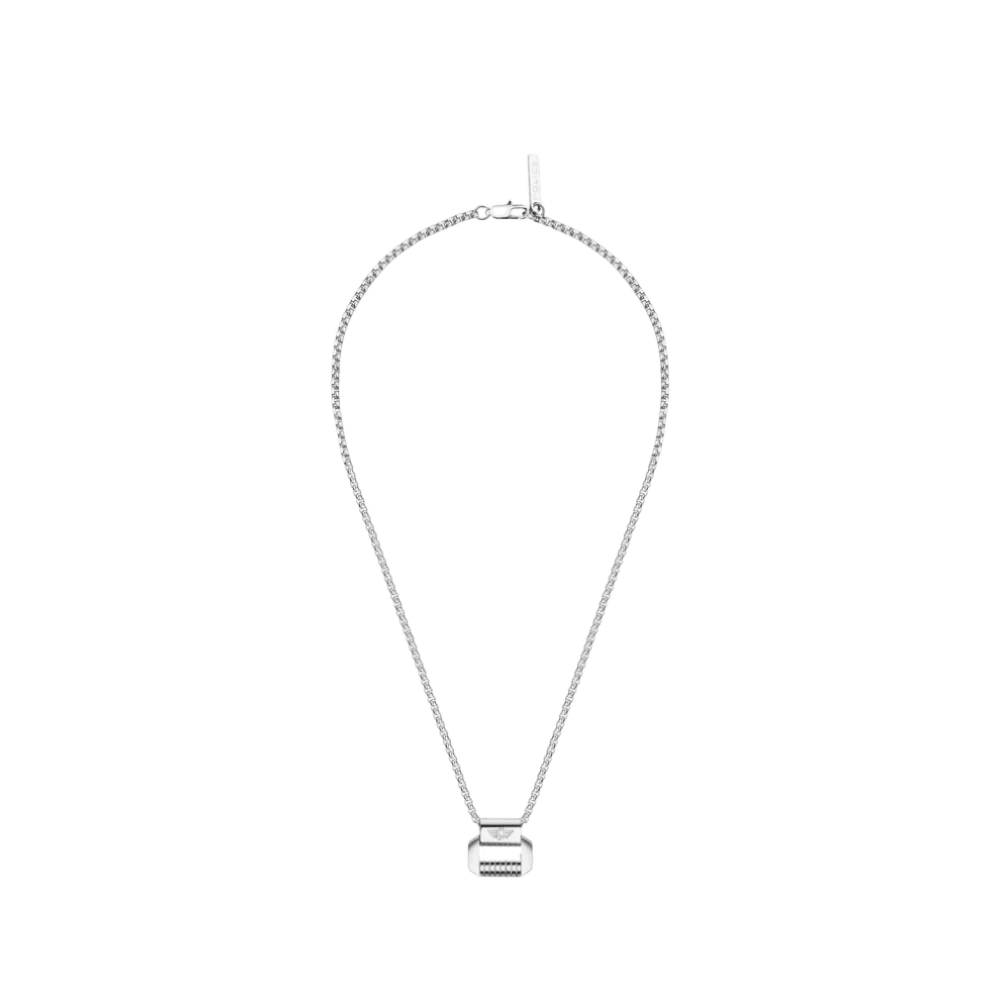 Police Necklace Gear Silver -Police