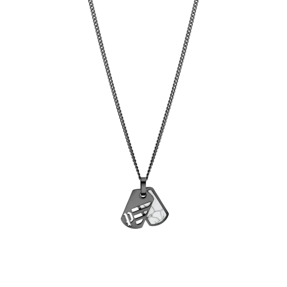 Police Pendant Dogtag Duo Lattitude G/Metal -Police
