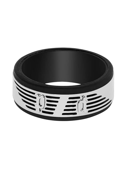 Police Ring Burren Silver & Black -Police