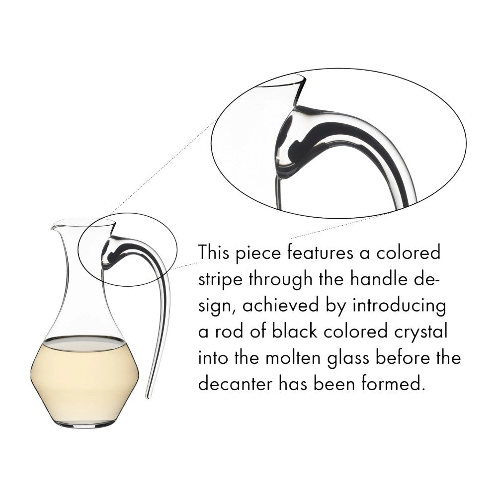 Ridel Decanter Canernet Fatto A Mano Black -Riedel