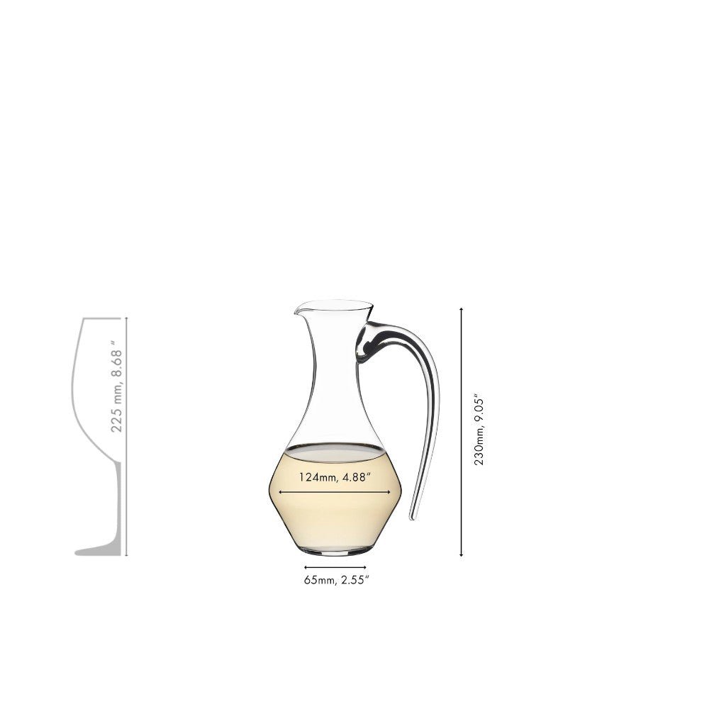 Ridel Decanter Canernet Fatto A Mano Black -Riedel