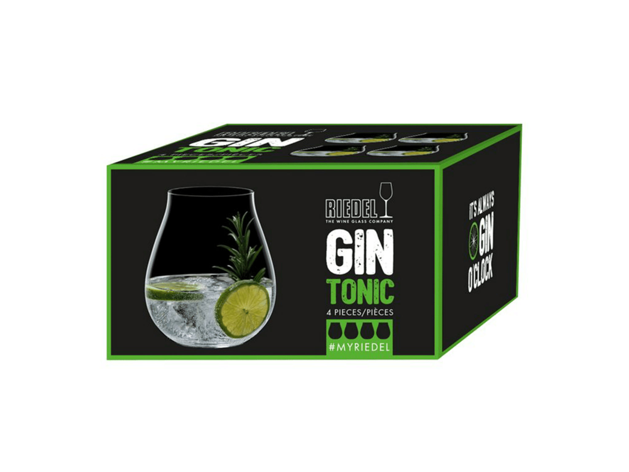 Riedel Gin Tumbler O Stemless (Set Of 4) -Riedel
