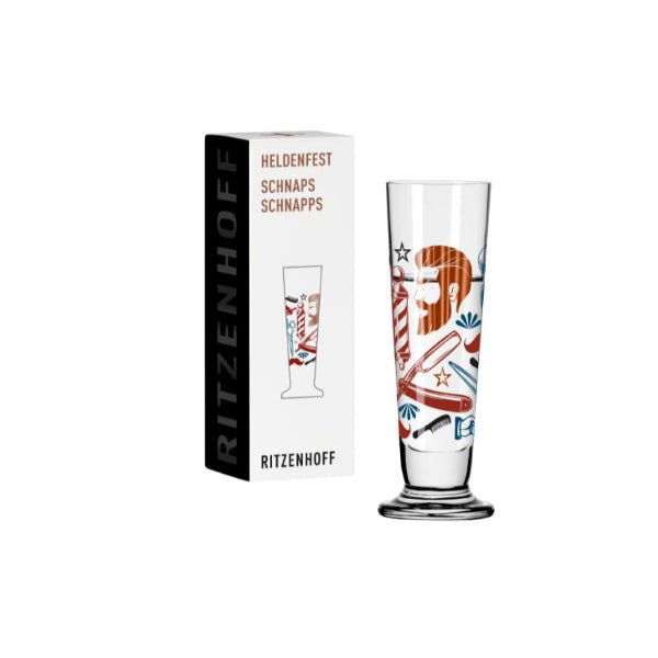 RITZ Heldrefest schnapps glass 11 by R.Buss -Ritzenhoff