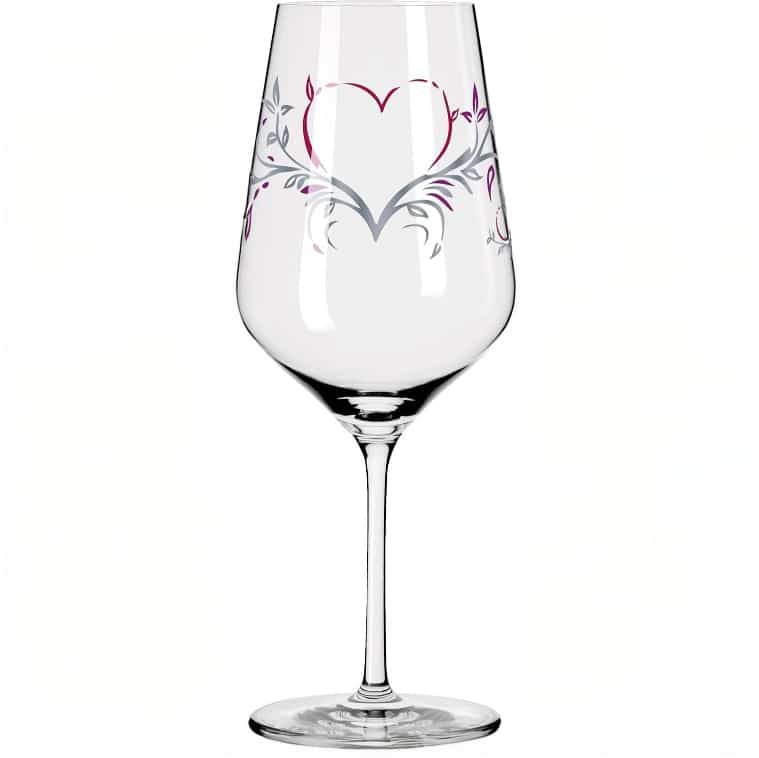 Ritzehoff Red Wine Crystal Heart 1 Kurz -Ritzenhoff