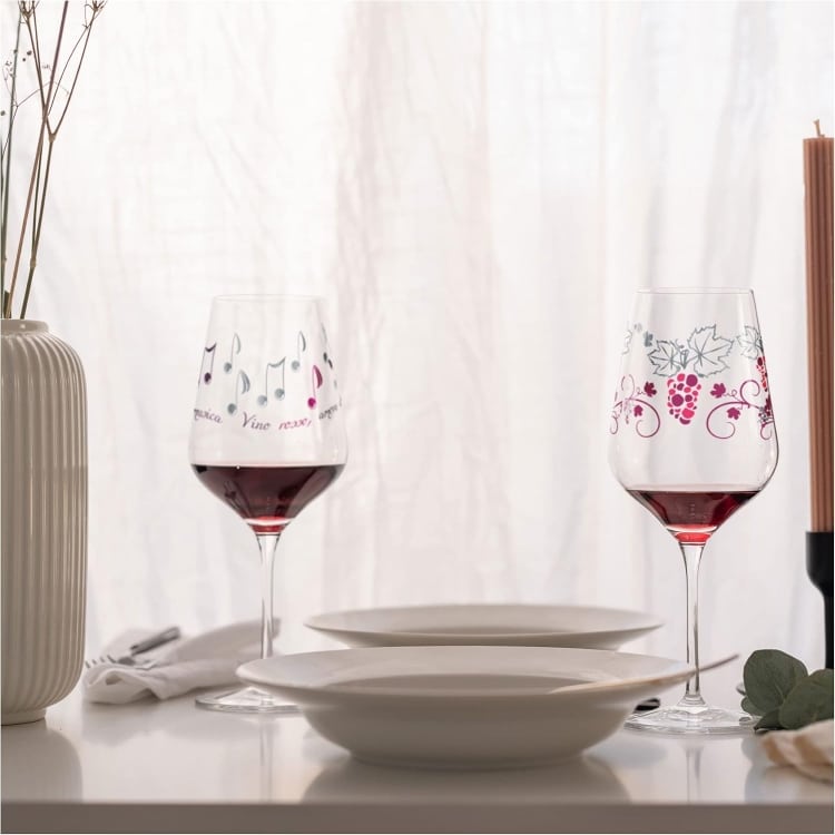 Ritzehoff Red Wine Crystal Heart 4 Rotwein -Ritzenhoff