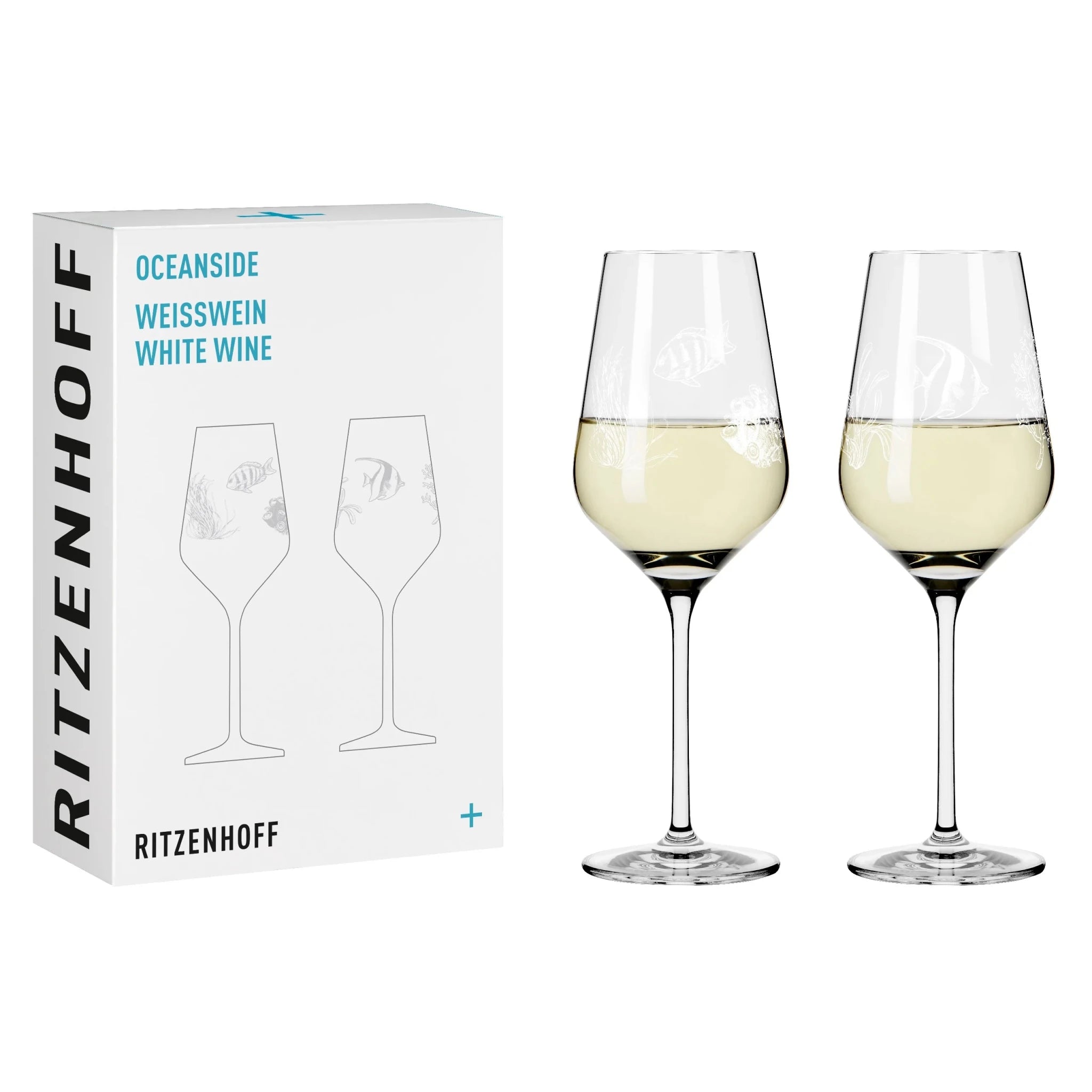 Ritzenhoff Oceanside White Wine Glass Set 1 Romi Bohnenberg -Ritzenhoff