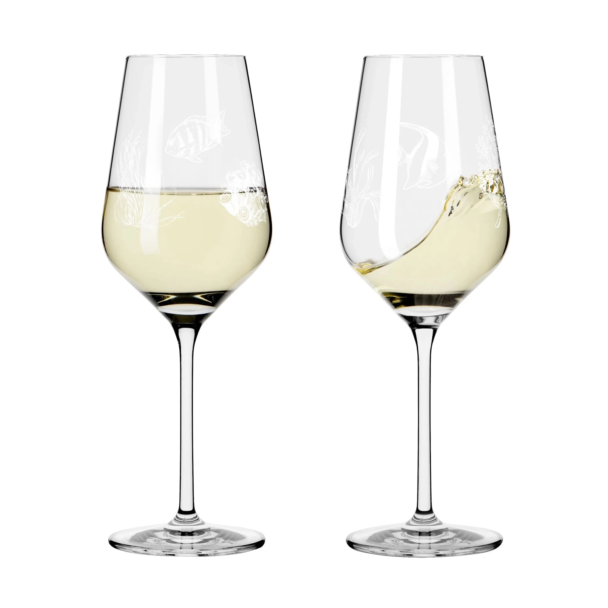 Ritzenhoff Oceanside White Wine Glass Set 1 Romi Bohnenberg -Ritzenhoff