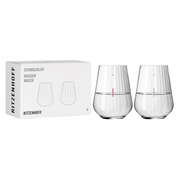 Ritzenhoff Water Star Cut (Set Of 2) -Ritzenhoff