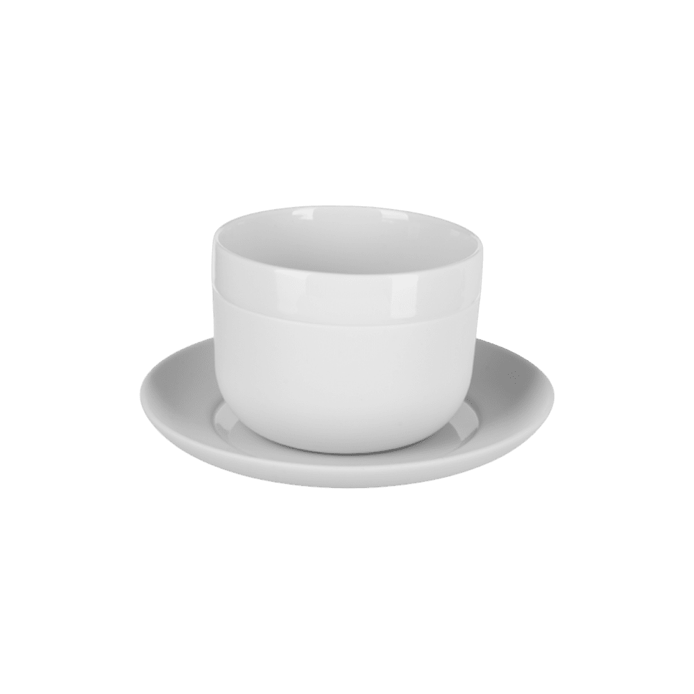 Rosenthal Espresso Cup & Saucer Capello White -Rosenthal