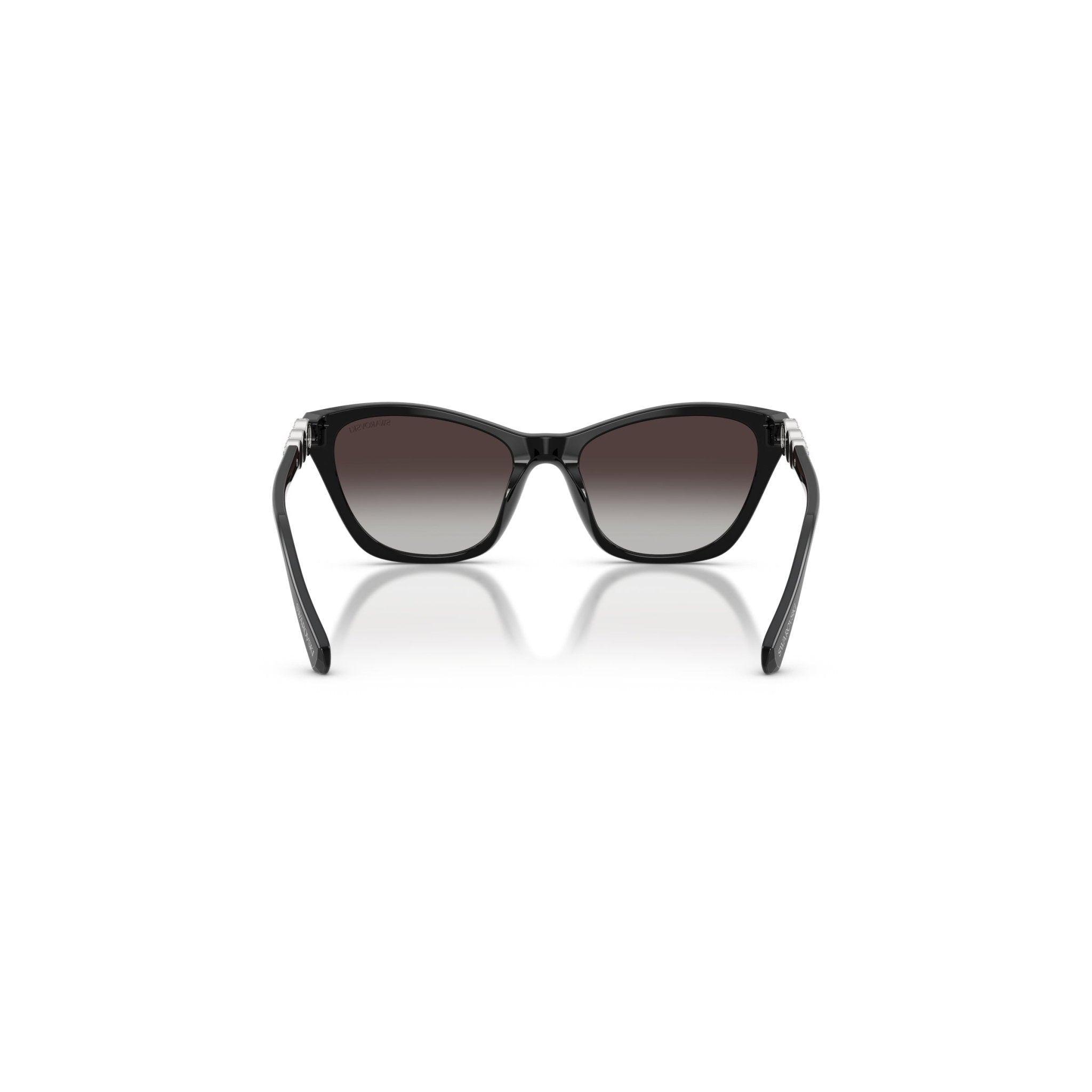 Sunglasses, Cat-eye shape, SK6068, Black -Swarovski