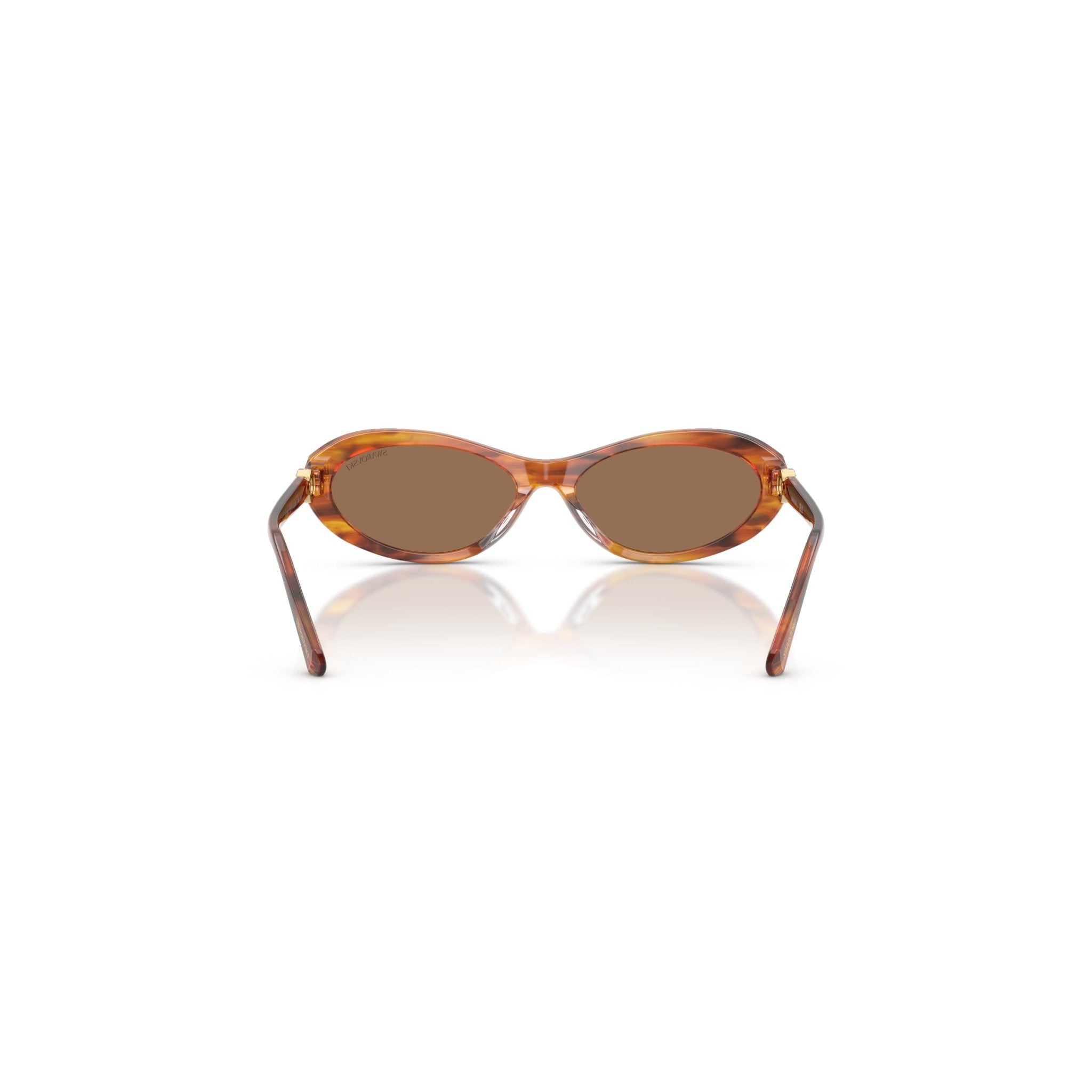 Sunglasses, Oval shape, SK6069, Havana -Swarovski