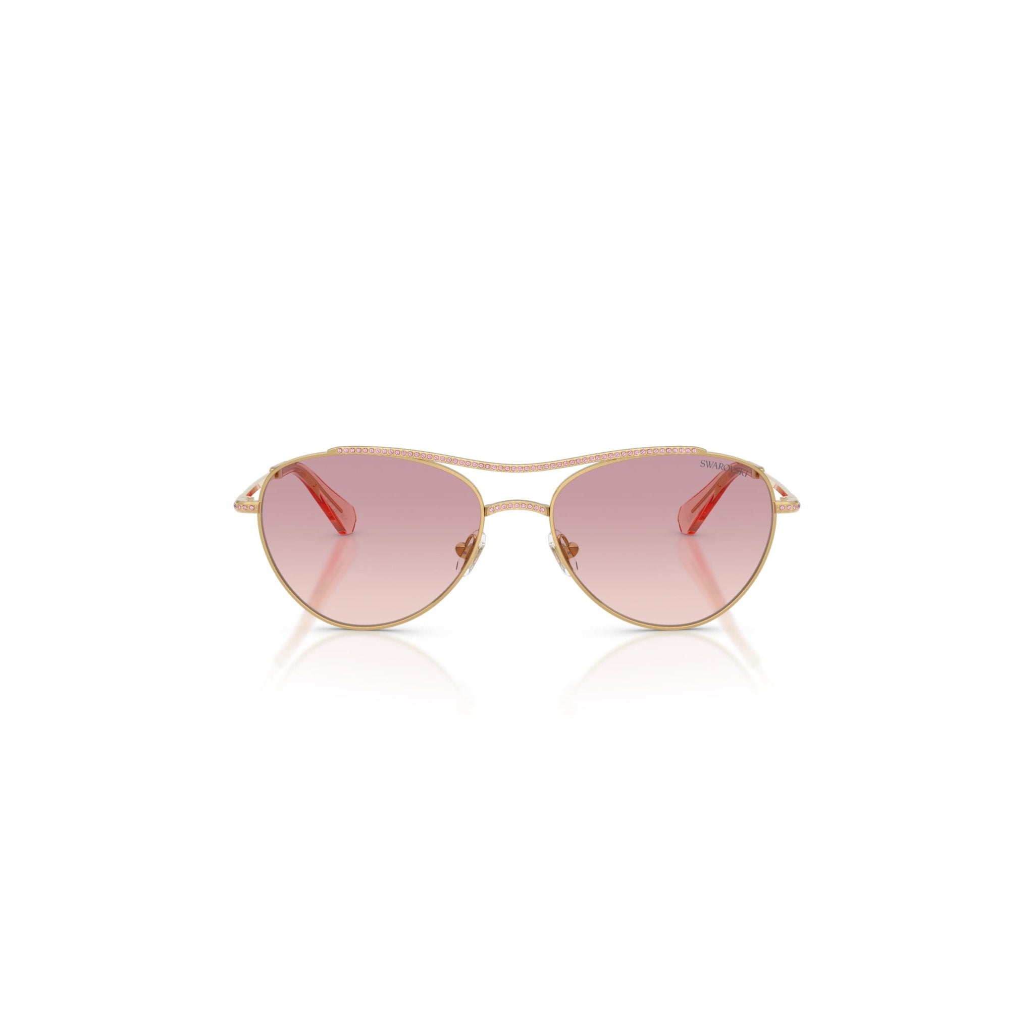 Sunglasses, Pilot shape, SK7047, Pink -Swarovski
