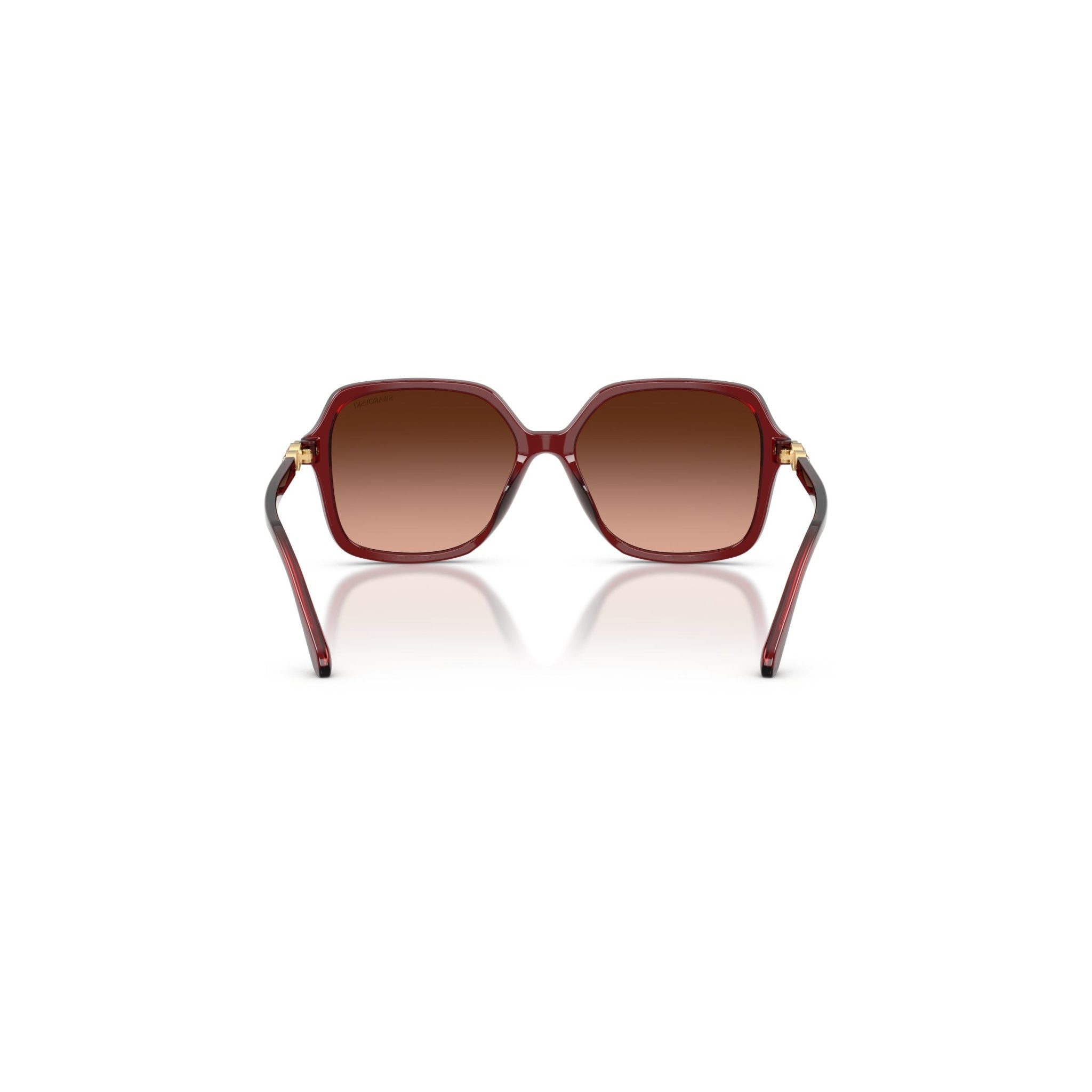 Sunglasses, Square shape, SK6067, Burgundy -Swarovski