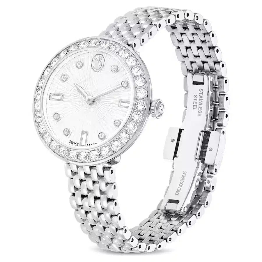 Swarovski Certa Watch, Swiss Made, Metal Bracelet, Silver tone, Stainless steel -Swarovski