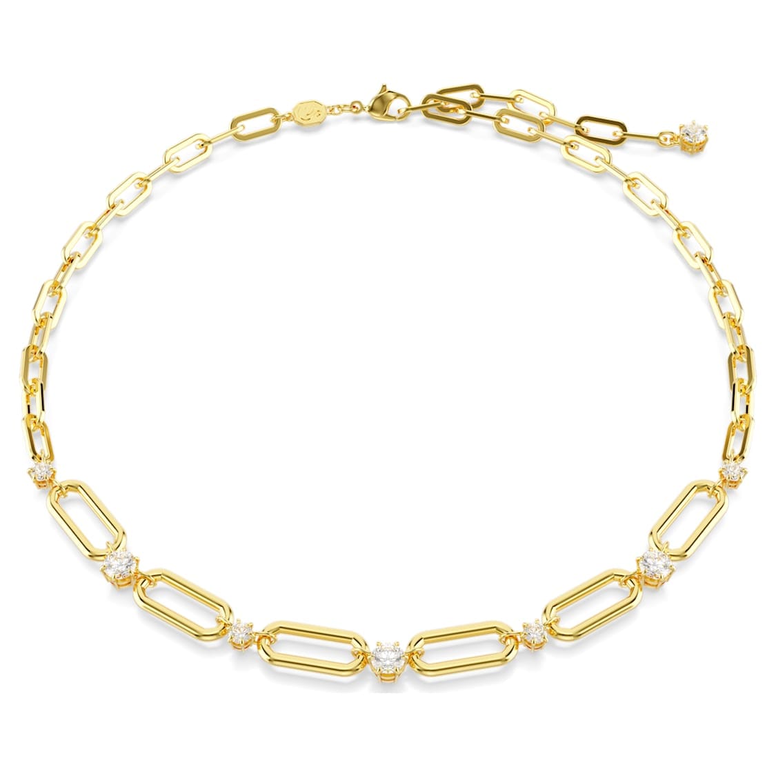 Swarovski Constella necklaceWhite, Gold-tone plated -Swarovski