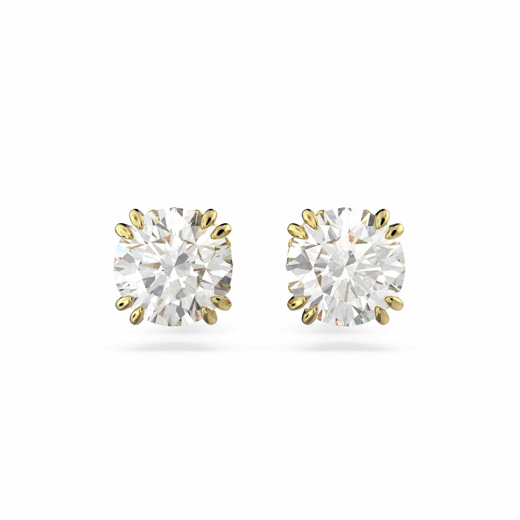 Swarovski Constella Stud Earrings Round Cut -Swarovski