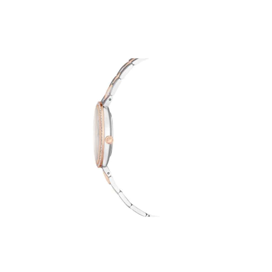 Swarovski Cosmopolitan Watch Metal Bracelet, White, Rose gold-tone finish -Swarovski