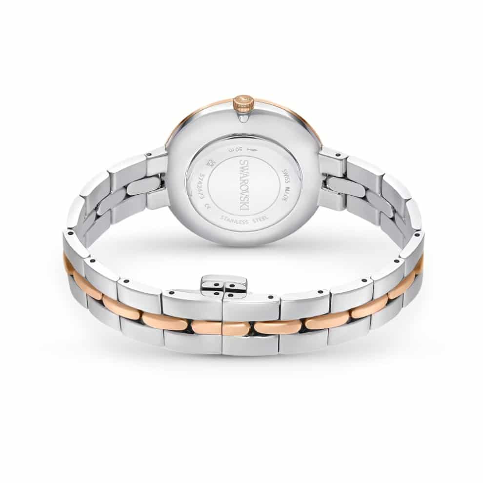 Swarovski Cosmopolitan Watch, Swiss Made, Metal Bracelet, Silver tone, Mixed metal finish -Swarovski