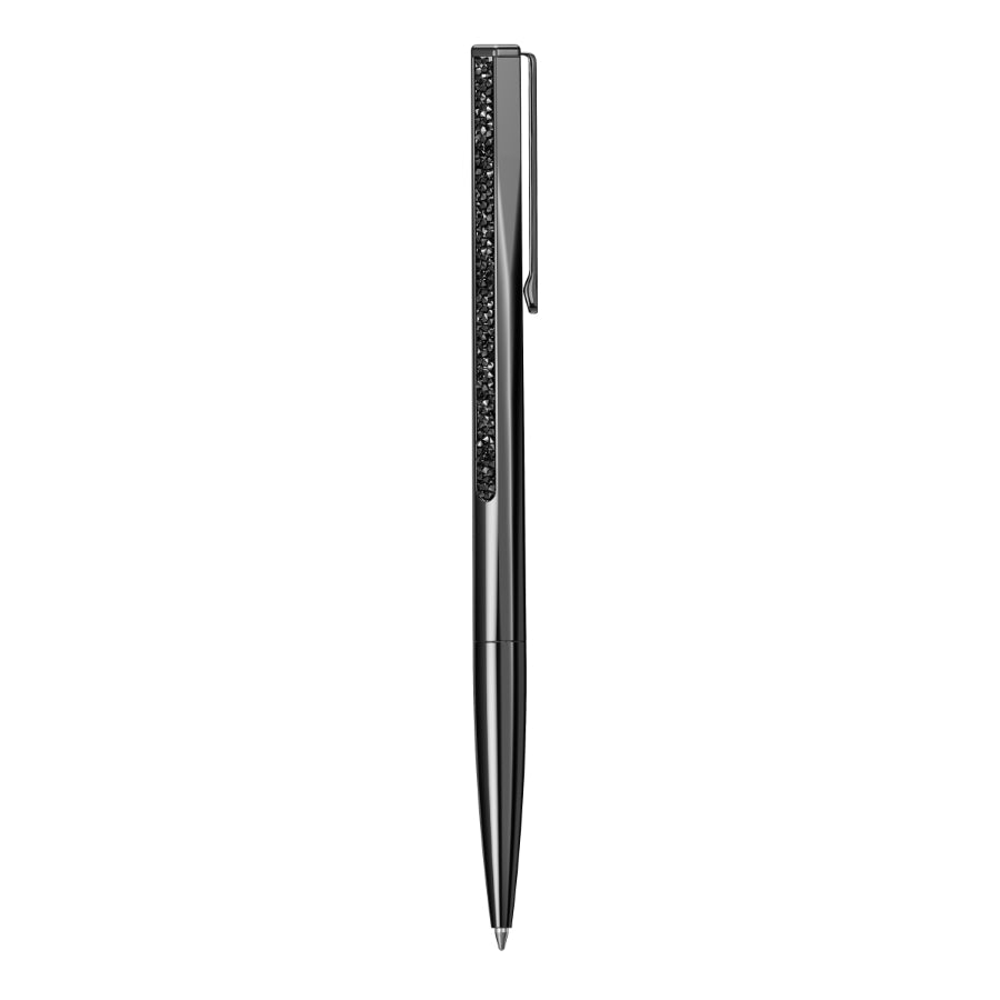 Swarovski Crystal Shimmer Ballpoint Pen, Black, Black Lacquered -Swarovski