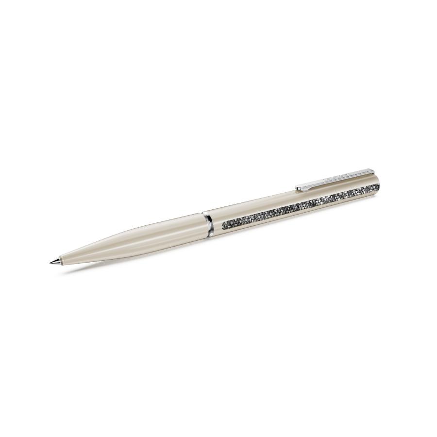 Swarovski Crystal Shimmer Glide Ballpoint Pen, Beige, Beige lacquered, Chrome Plated -Swarovski