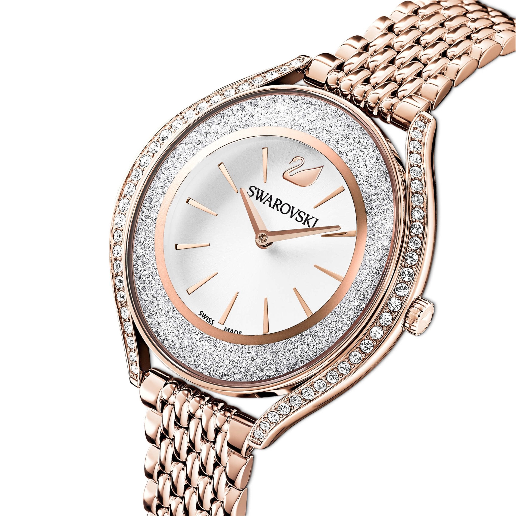 Swarovski Crystalline Aura Watch, Metal Bracelet, Rose Gold Tone, Rose-Gold Tone Pvd -Swarovski