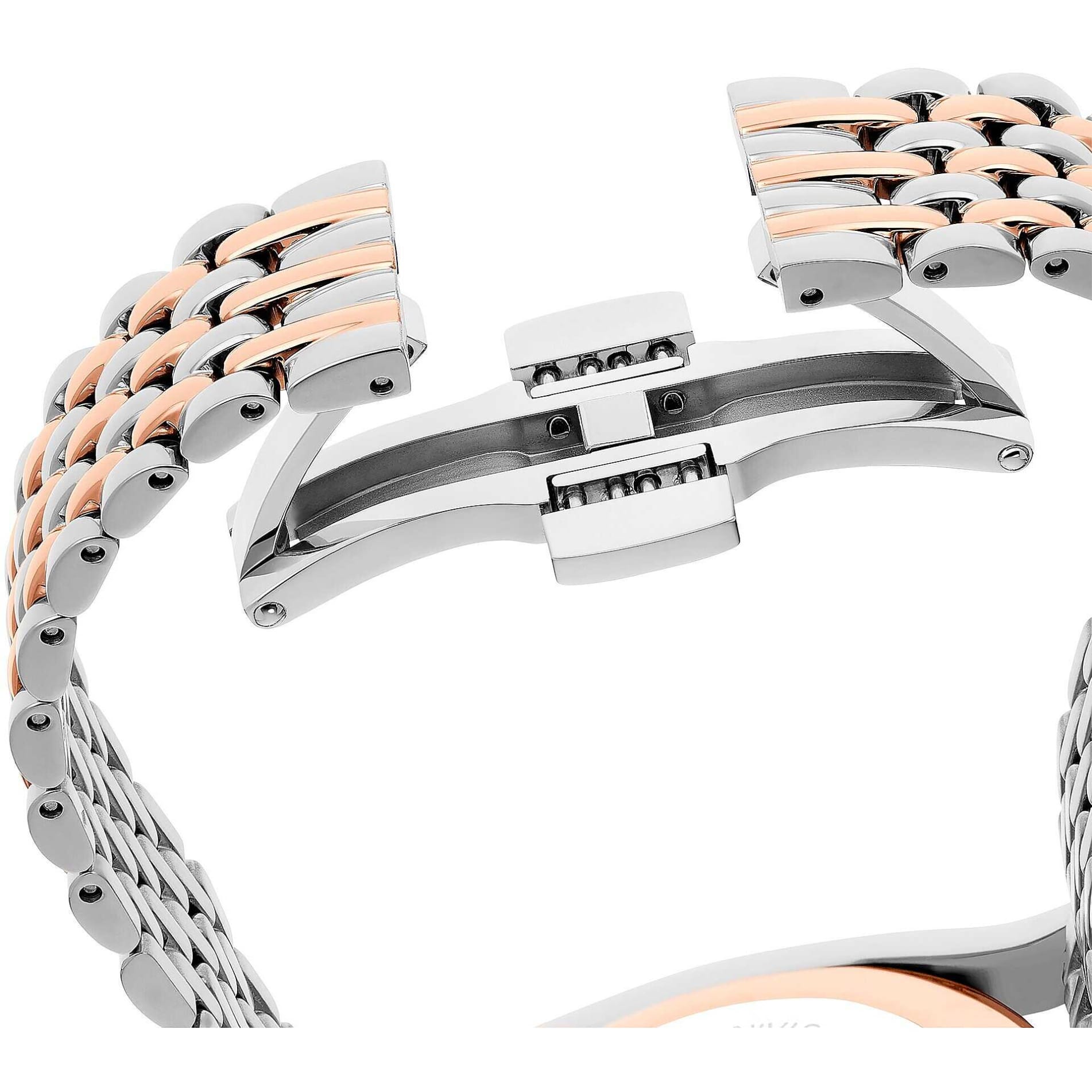 Swarovski Crystalline Aura Watch, Swiss Made, Metal Bracelet, Rose gold tone, Mixed metal finish -Swarovski